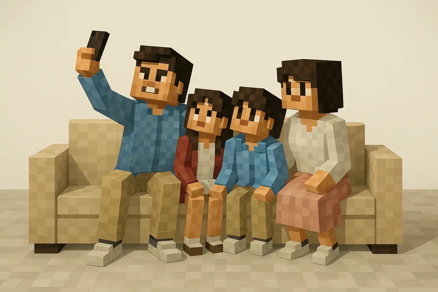 Gallery image 8 in Minecraft style